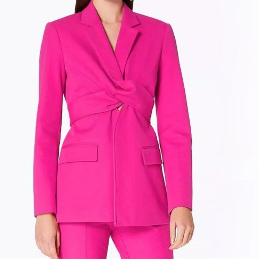 DEREK LAM 10 Crosby Loa Convertible Blazer Jacket | Size 0 | Cotton Twill